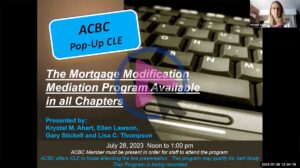 Mortgage Modification Mediation Program is Now Available in all Chapters