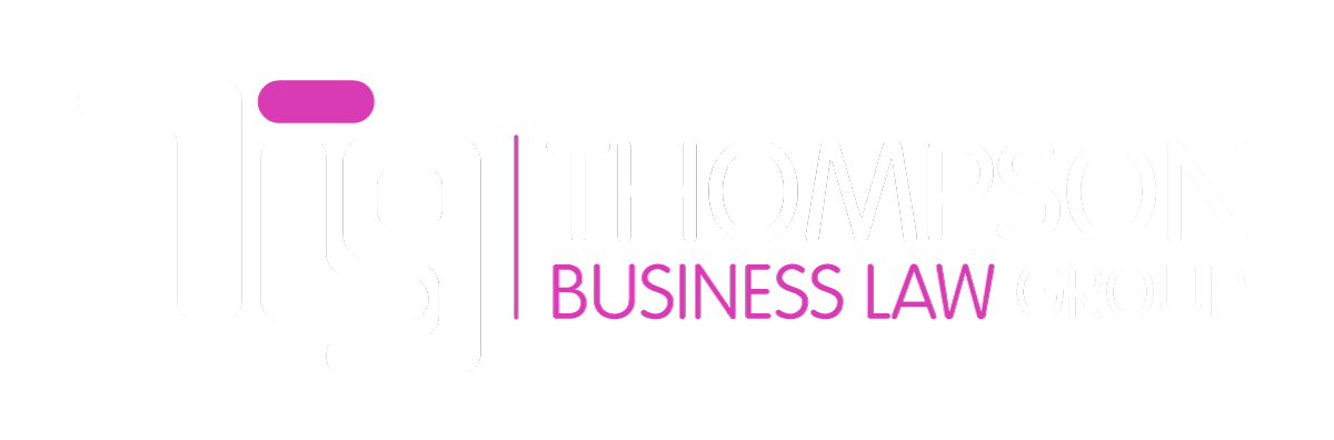 Thompson business law group rgb horiz white